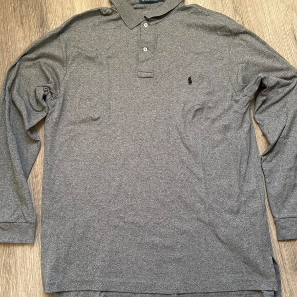 Polo Ralph Lauren Men's Black and Grey Polo-shirts - Picture 2 of 5